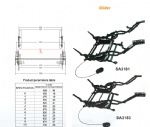 SA3183 Glider Recliner Chair/ Sofa Mechanism